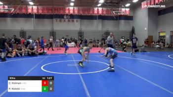 90 lbs Rr Rnd 1 - Cash Holman, Choctaw, OK vs Porter Mateki, Team STL