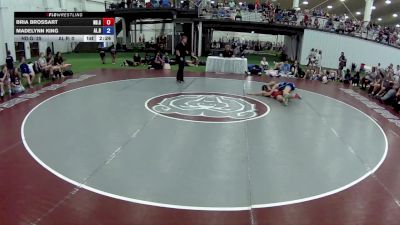 105 lbs Bria Brossart, North Dakota Gold vs Madelynn King, Alabama Red