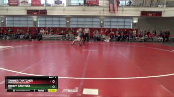 125 lbs Champ. Round 1 - Tanner Thatcher, Worcester Polytechnic vs Benny Bautista, NYU