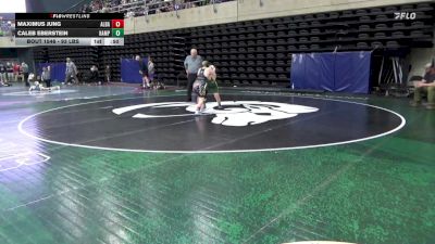 93 lbs Consolation - Maximus Jung, Albany vs Caleb Eberstein, Hampton