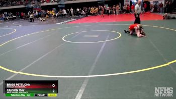 103 lbs Cons. Round 2 - BRIGG PETTIJOHN, Wasilla High School vs Canyon May, West Valley Wolfpack