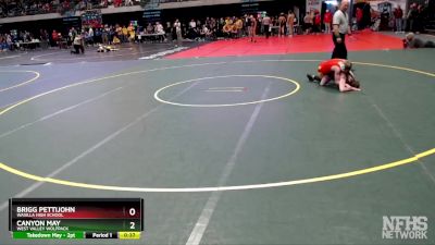 103 lbs Cons. Round 2 - BRIGG PETTIJOHN, Wasilla High School vs Canyon May, West Valley Wolfpack