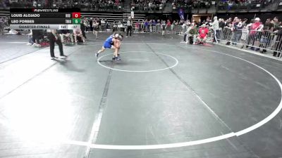 65 lbs Quarterfinal - Louis Alojado, Red Nose vs Leo Forbes, Triumph Trained