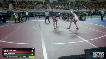 132 lbs Cons. Round 4 - Mia Johnson, Casteel HS vs Jade Sanchez, Payson