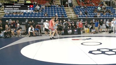 157 lbs Champ. Rd Of 128 - Lincoln Robideau, Minnesota vs Emmanuel Gusfa, New Jersey