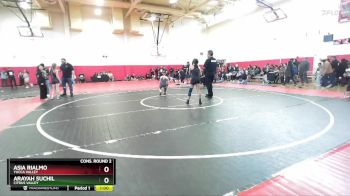 105 lbs Cons. Round 2 - Arayah Suchil, Citrus Valley vs Asia Rialmo, Yucca Valley