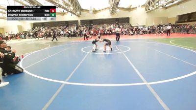 55-T lbs Round Of 16 - Anthony Benedetti, Power Half Wrestling Academy vs Denver Thompson, Mecca