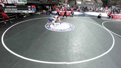 165 lbs Cons. Rd Of 16 - Adam Salas, Team Thunder Wrestling Club vs Hutton Steele, Live Wire Grappling