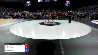 157 lbs Cons 64 #2 - Beau Priest, CA vs Ryan Palmer, MN