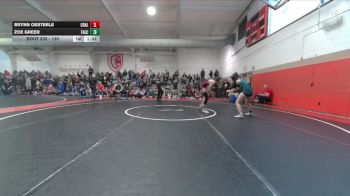 120 lbs Quarterfinal - Zoe Greer, Falcon vs Brynn Oesterle, Coal Ridge