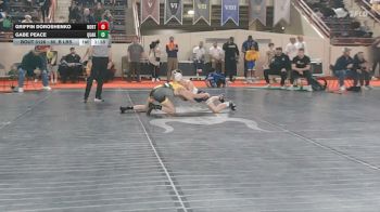85_B lbs Semifinal - Griffin Doroshenko, North Pocono vs Gabe Peace, Quaker Valley