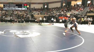 135 lbs Round 2 - Kately Gomez Viera, Charles H. Flowers vs Ta`siah Johnson, Patapsco