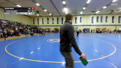 197 lbs Champ. Round 1 - Elvis Muja, Carthage College vs Kain Killmer, Wisconsin-Platteville