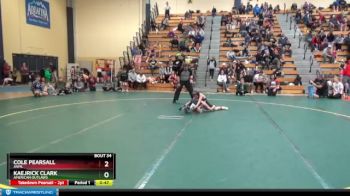 65 lbs Quarterfinal - Kaejrick Clark, American Outlaws vs Cole Pearsall, ANML