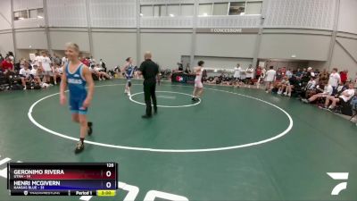 126 lbs Placement Matches (16 Team) - Geronimo Rivera, Utah vs Henri McGivern, Kansas Blue