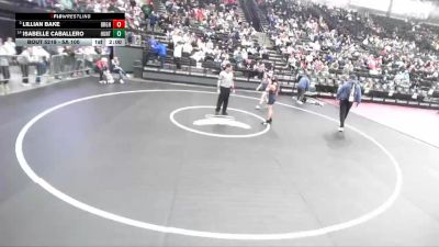 5A 100 lbs Cons. Round 2 - Isabelle Caballero, Hunter vs Lillian Bake, Brighton