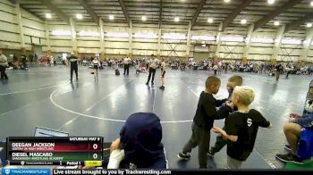 105 lbs Cons. Semi - Deegan Jackson, Uintah Jr High Wrestling vs Diesel Mascaro, Sanderson Wrestling Academy