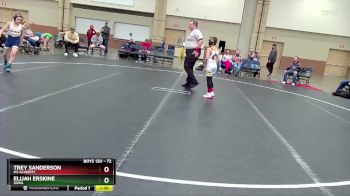 72 lbs 3rd Place Match - Elijah Erskine, SDWA vs Trey Sanderson, M3 Academy