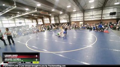 75 lbs 1st Place Match - Hendrix Daybell, Payson Lions Wrestling Club vs Ledger Gines, Fremont Wrestling