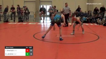 101 lbs Semifinal - Tyson Sherlock, GA Justice Takedown MS vs Hunter Jenkins, GA Justice Nearfall MS