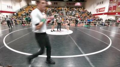 115 lbs Champ. Round 1 - Kiera Big Knife, Lander Valley vs Sabrina Gentzler, Worland