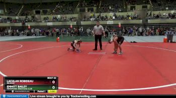 125 lbs Round 2 - Lachlan Robideau, Mn Elite vs Emmitt Bailey, Menomonie Wrestling Club