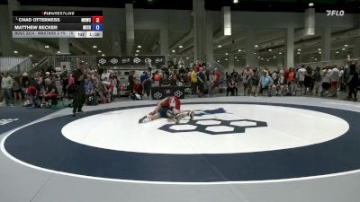 Masters D FS - 70 lbs Semis - Chad Otterness, Mat Rats Wrestling Club vs Matthew Becker, Michigan