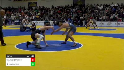 147 lbs Round Of 64 - Alex Gutierrez, Central Catholic vs Jaxon Mackey, Basic (NV)