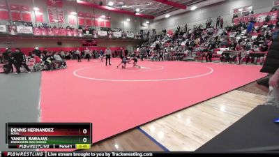 120 lbs Cons. Round 5 - Dennis Hernandez, Royal vs Yandel Barajas, Eisenhower High School