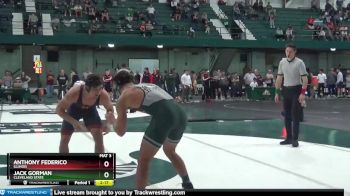 149 lbs Cons. Round 4 - Jack Gorman, Cleveland State vs Anthony Federico, Illinois