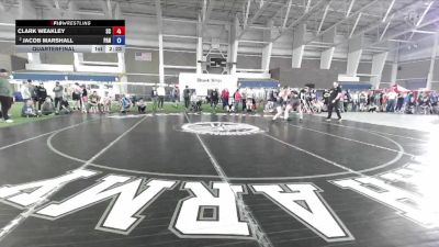 165 lbs Quarterfinal - Clark Weakley, Santa Clara vs Jacob Marshall, Panguitch