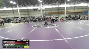 66 lbs Quarterfinal - Kameron Black, Hawk Wrestling Club vs Sebastian Mejía, Idaho Gold Wrestlling