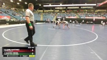 174 lbs Cons. Round 3 - 4 NaKoda Siegel, Montana State-Northern vs 12 Gabe Martinez, Campbellsville
