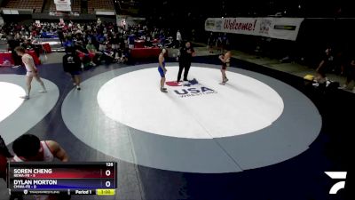 126 lbs Placement Matches (16 Team) - Soren Cheng, REWA-FR vs Dylan Morton, CMWA-FR