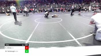 64 lbs Round Of 16 - Nash White, East Kansas Eagles vs Madden Yarbrough, Sparta Junior Bulldogs