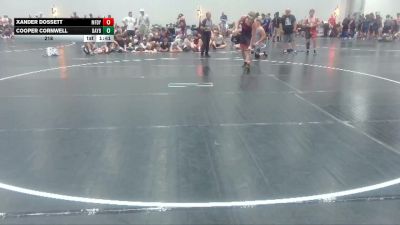 218 lbs Round 3 (4 Team) - Xander Dossett, MF Dynasty vs Cooper Cornwell, Dayton Bandits
