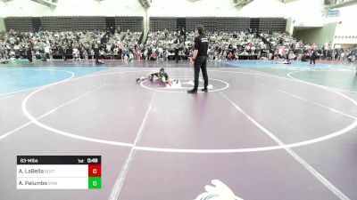 63-M lbs Round Of 32 - Alexander LaBella, South Plainfield vs Andrew Palumbo, Vougar's Honors Wrestling