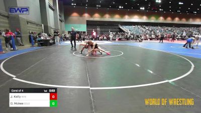 145 lbs Consi Of 4 - Jax Kelly, Internal Quest vs Donovan Mckee, Gold Rush Wrestling Academy