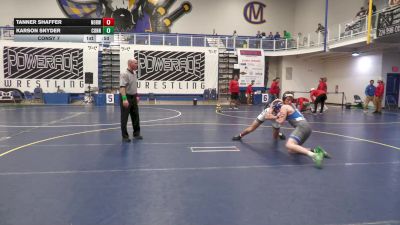 172 lbs Consy 7 - Tanner Shaffer, Norwin vs Karson Snyder, Connellsville