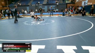 55-58 lbs Round 2 - Jayvin Fearn, Morgan Wrestling Club vs Maxwell McClellan, SYRACUSE