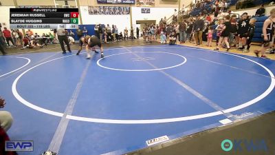 119 lbs Consi Of 8 #2 - Jeremiah Russell, Bartlesville Wrestling Club vs Slayde Huggins, Wagoner Takedown Club