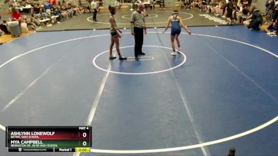 126G Cons. Semi - Mya Campbell, Redington Sr. Jr/Sr High School vs Ashlynn Lonewolf, Bethel High School