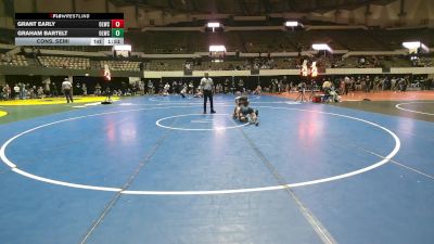 6-8 110 Cons. Semi - Grant Early, Ocean Lakes Wrestling Club vs Graham Bartelt, Ocean Lakes Wrestling Club