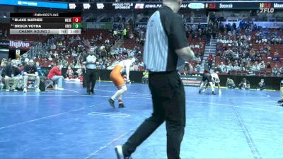 2A-175 lbs Champ. Round 2 - Brock Voyna, Crestwood, Cresco vs Blake Mather, West Delaware, Manchester