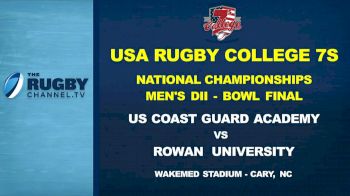 Collegiate Sevens Men's DII Bowl Final Us Coast Guard vs Rowan