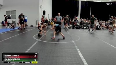 84 lbs Round 7 (8 Team) - Kamden Deshon, Killer Elite vs Parker Clancy, Mat Warriors White