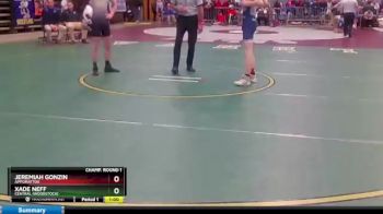 2 - 113 lbs Cons. Round 2 - Xade Neff, Central (Woodstock) vs Jeremiah Gonzin, Appomattox