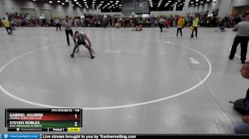 119 lbs Champ. Round 1 - Steven Robles, Aces Wrestling Academy vs Gabriel Aguirre, Cowboy Wrestling Club