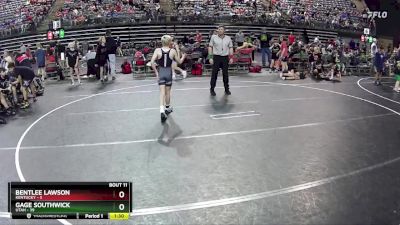 90 lbs Round 4 (6 Team) - Gage Southwick, Utah vs Bentlee Lawson, Kentucky