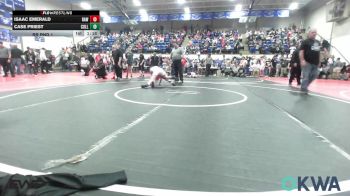 96 lbs Rr Rnd 1 - Isaac Emerald, Raw Wrestling Club vs Case Priest, Collinsville Cardinal Youth Wrestling